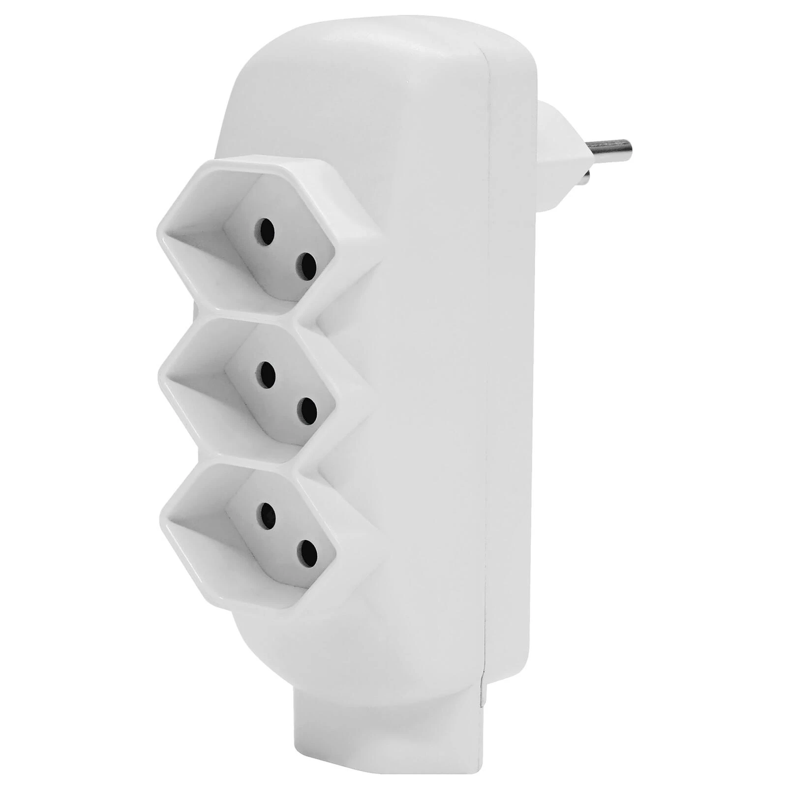 Abzweigstecker weiss KS 4 × T13