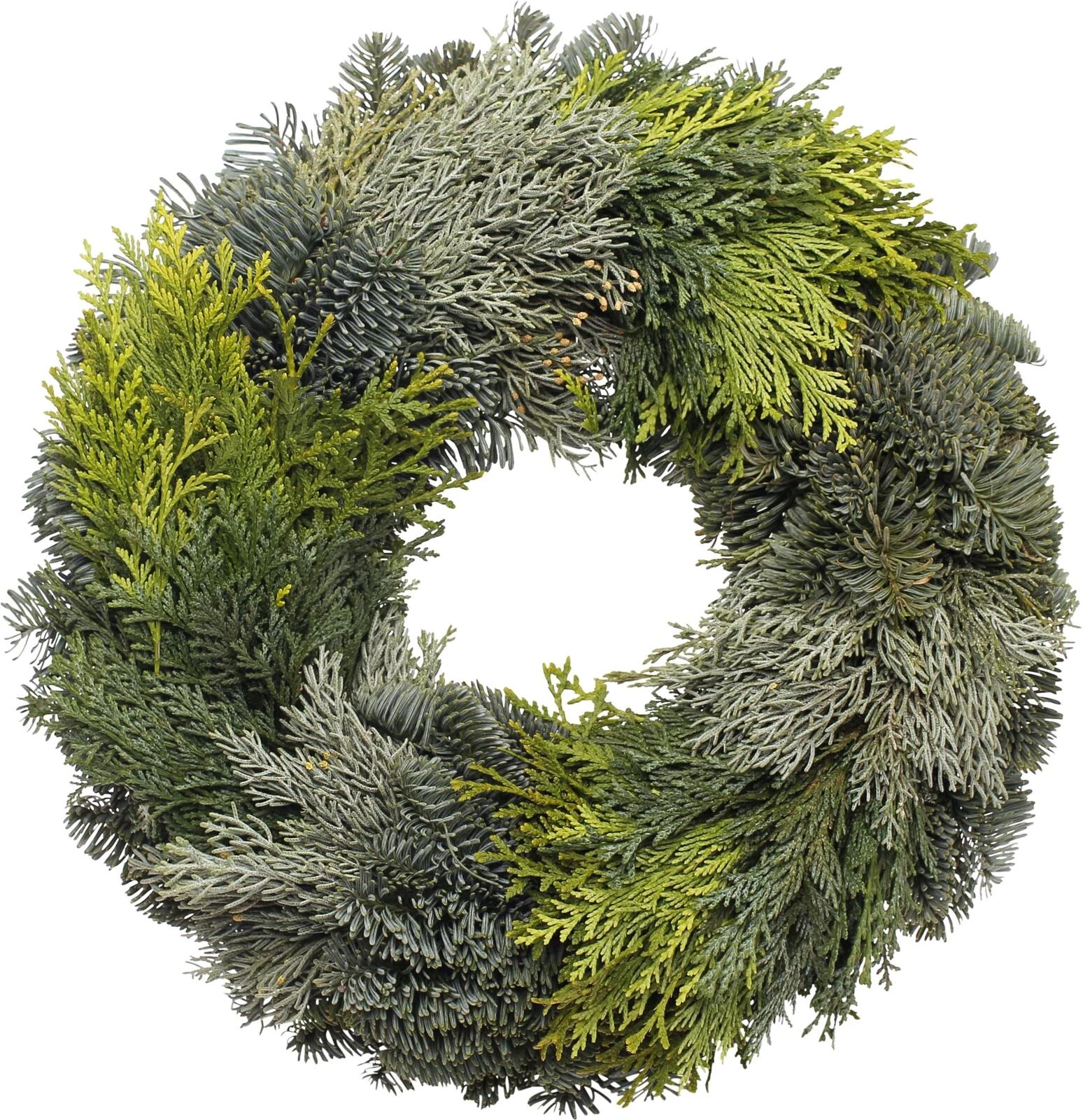 Couronne avent crue mélange Ø 25 cm