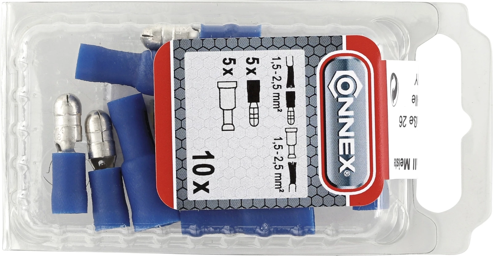 Rundstecker Sortiment blau