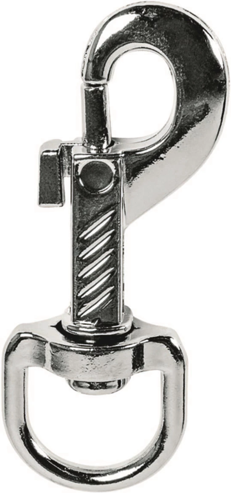 Karabinerhaken vernickelt 78mm