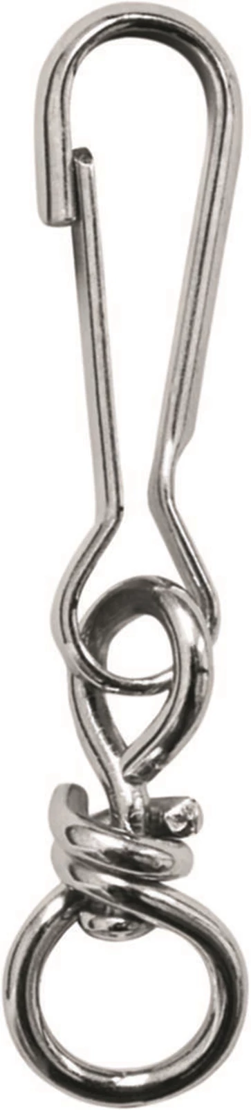 Simplexhaken mit Wirbel verz. 40mm