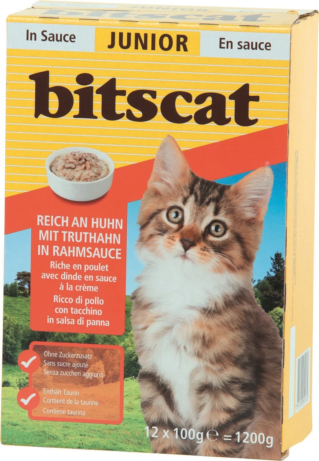 Katzenfutter Junior 12 × 100 g