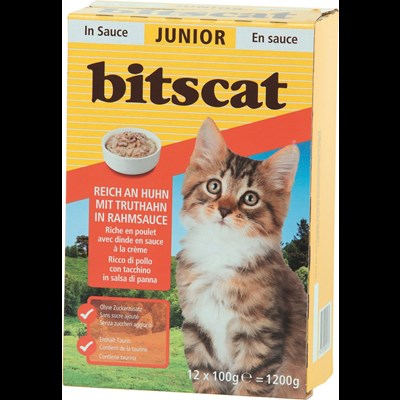 Katzenfutter Junior 12 × 100 g