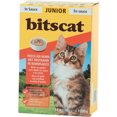Katzenfutter Junior 12 × 100 g