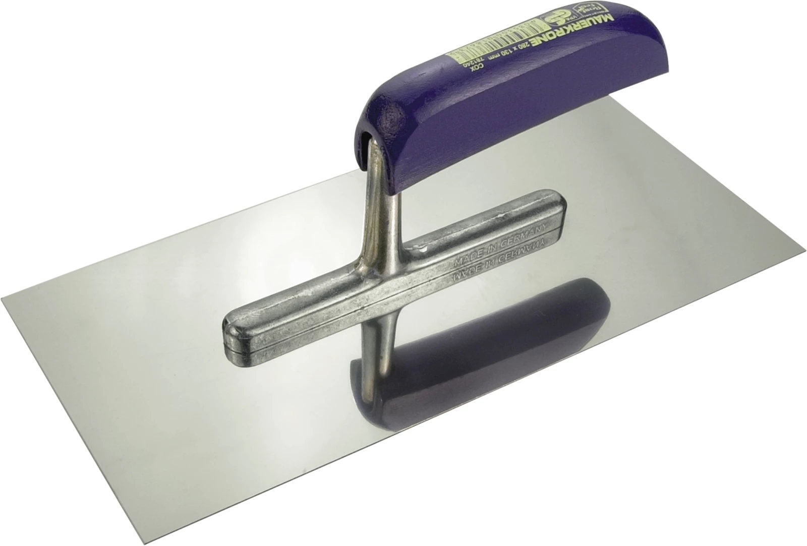 Glättekelle Stahl 280 × 130 mm