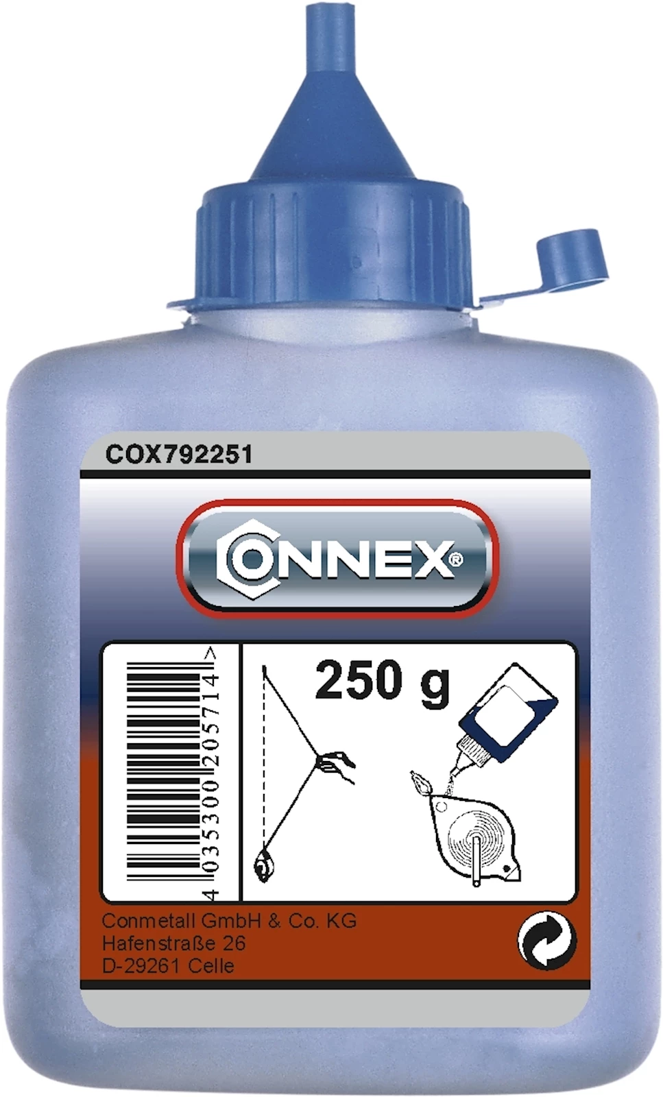 Farbpulver blau 250 g