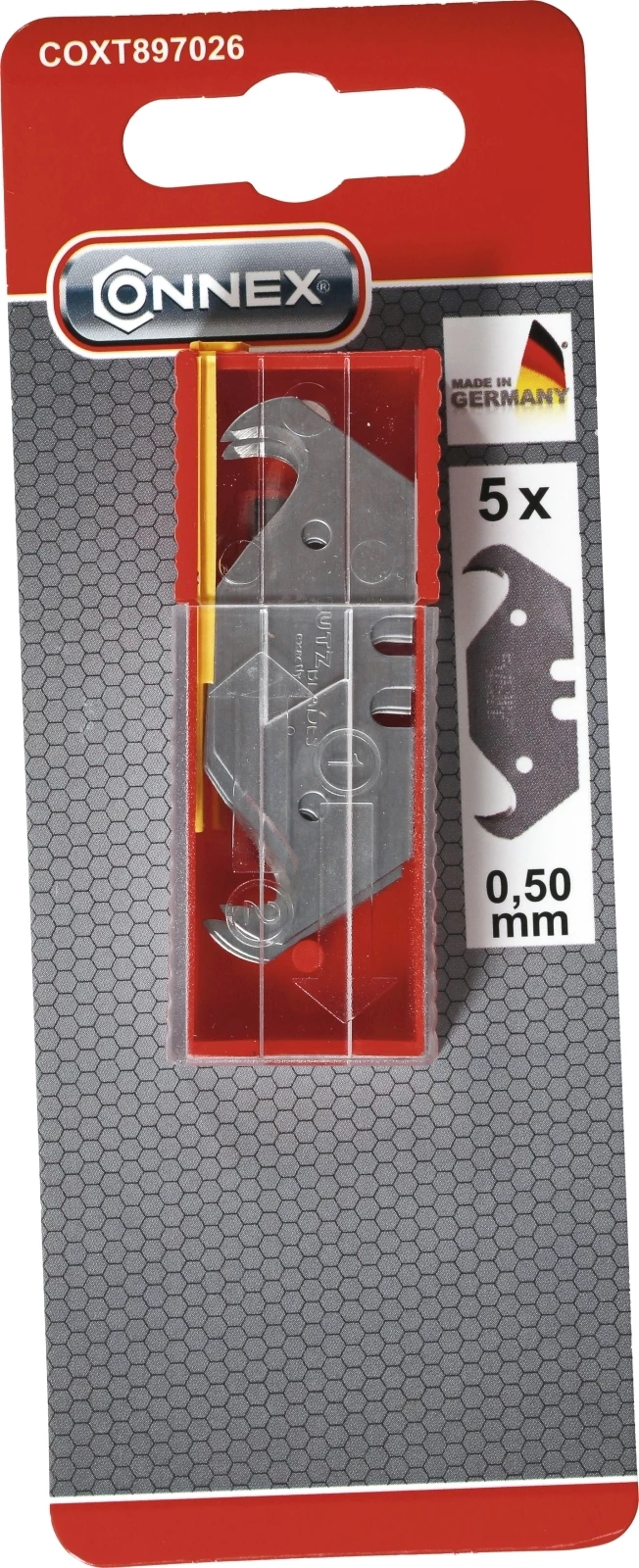 Messerklinge hakenförmig 0,5 mm