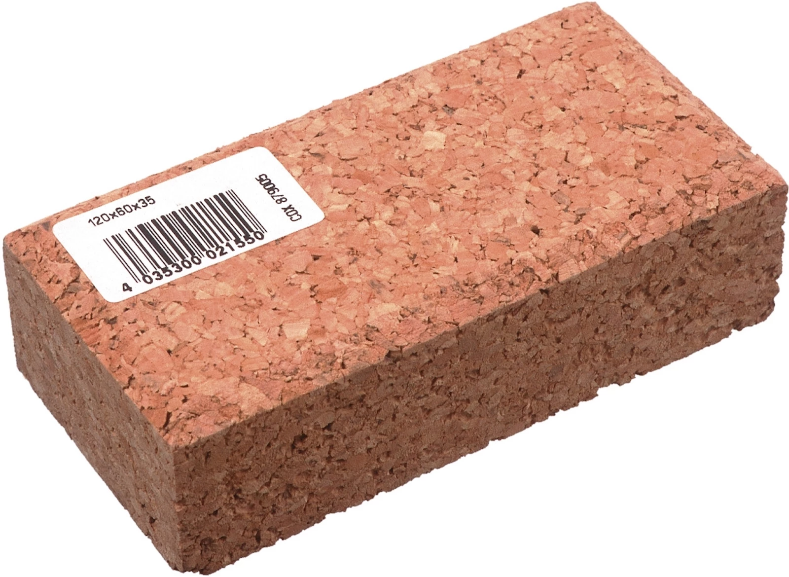 Schleifkork 120 × 60 × 35