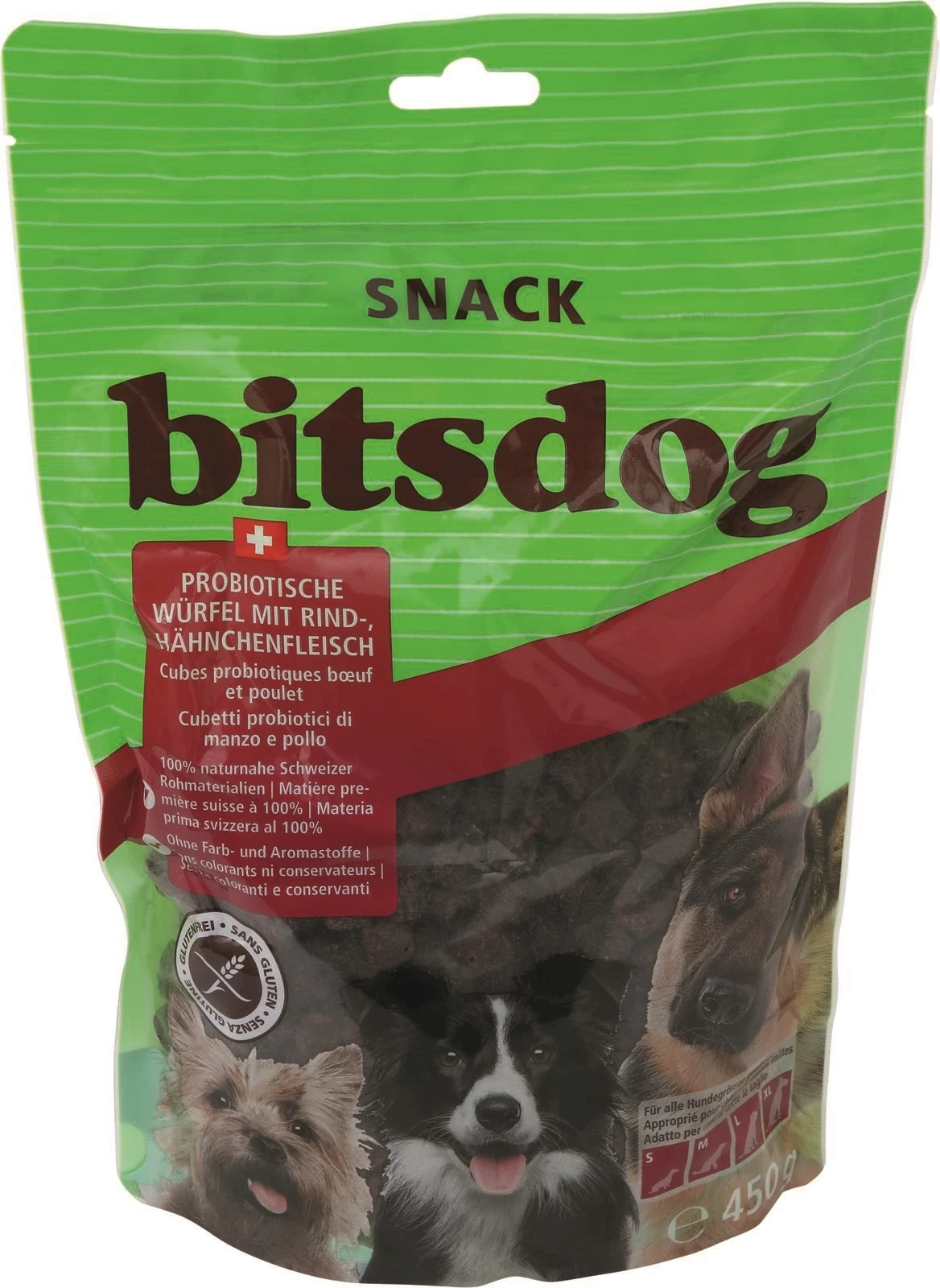 Snack de viande pour chiens 450 g