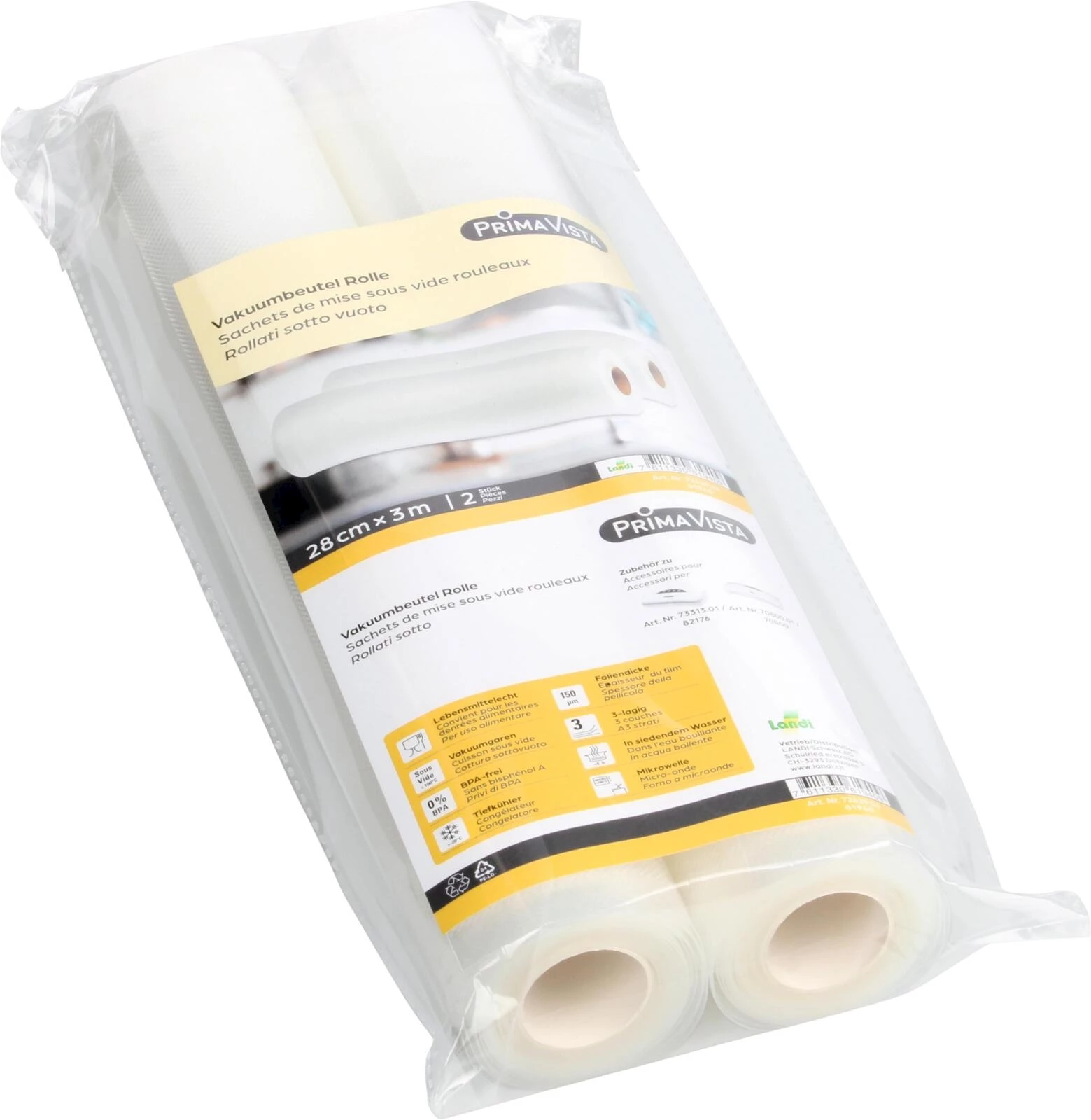 Sac sous vide 28cm×3m 2rouleaux