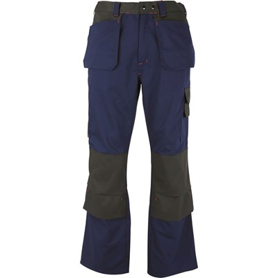Pantalon trav.Protect + marine t.38