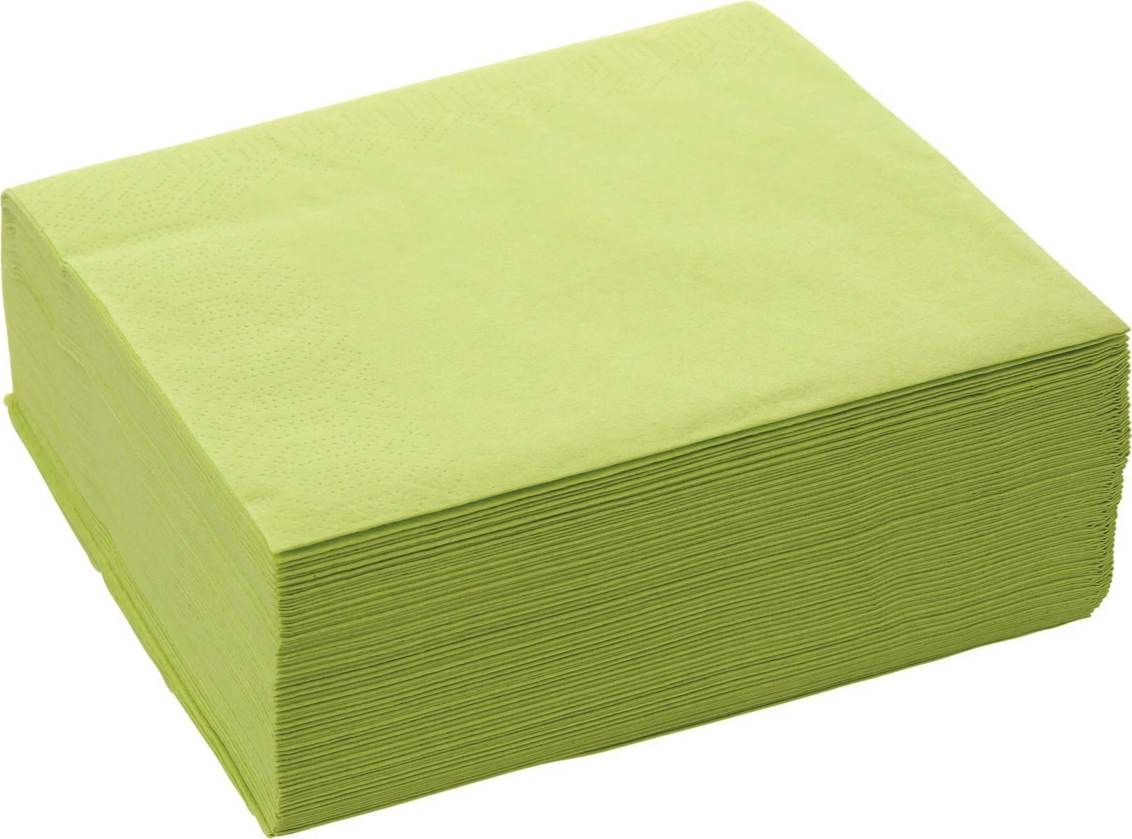 Serviettes vertes 33 × 33 cm