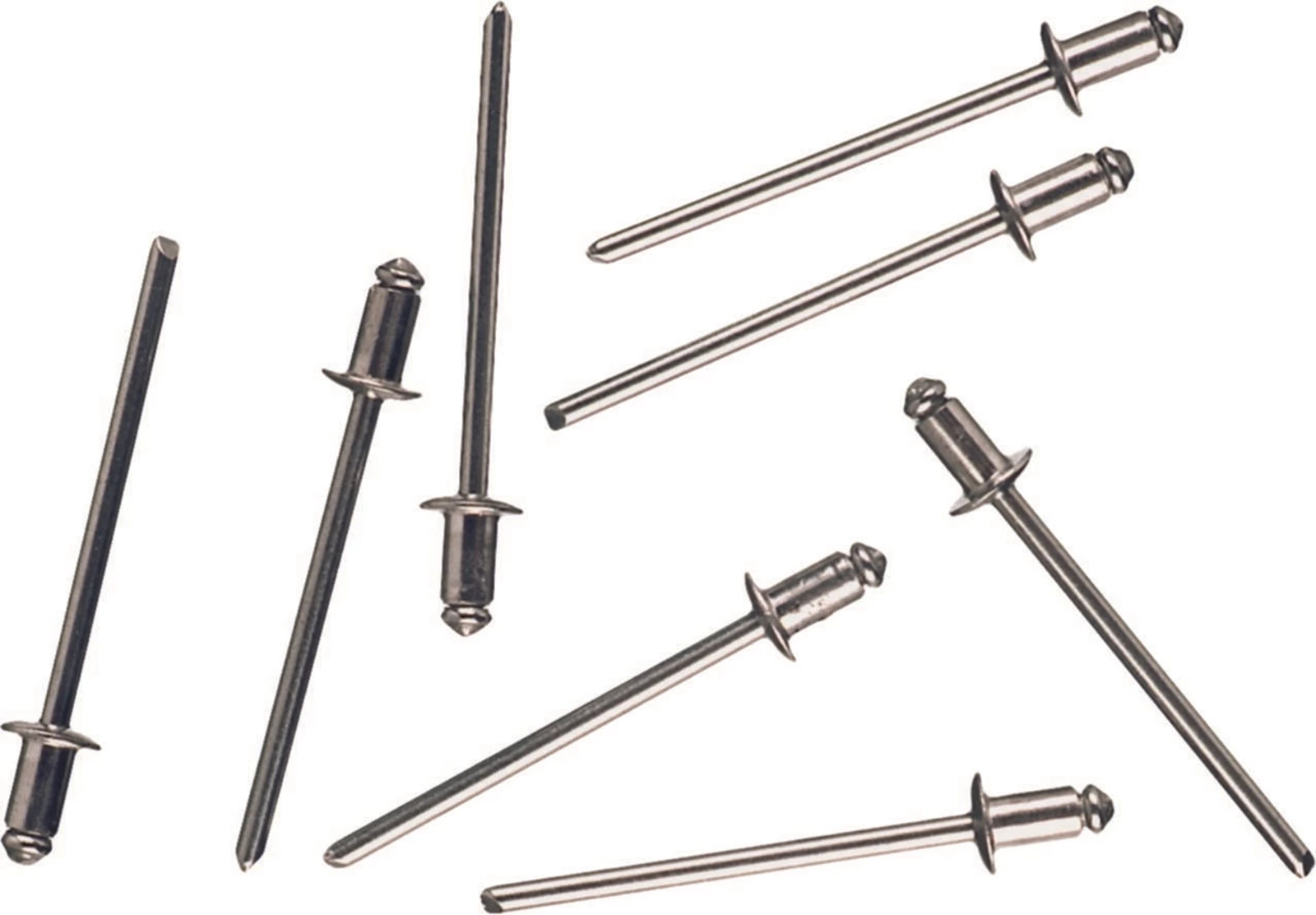 Faux-rivets alu 4 × 6 mm, 50 pcs.