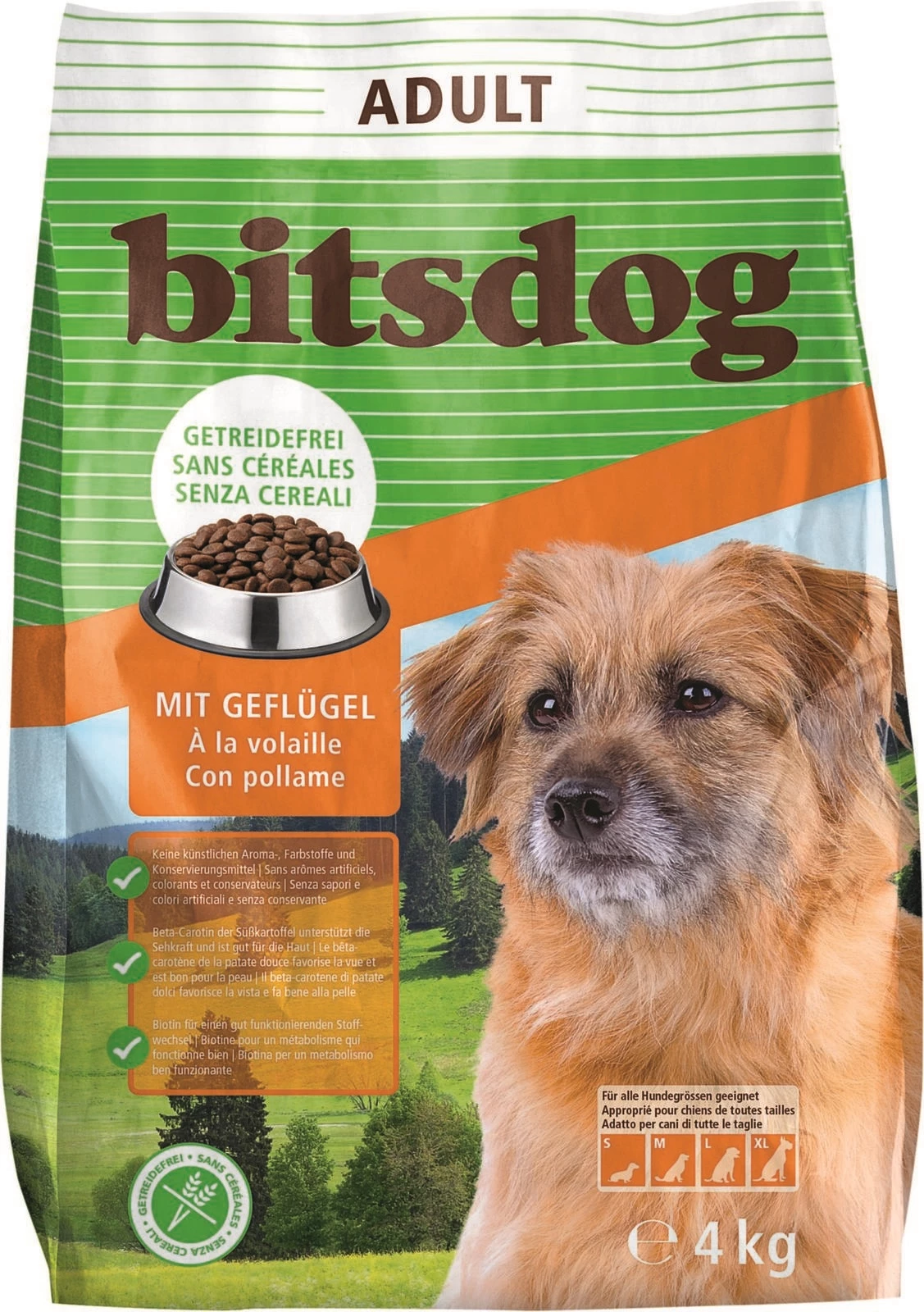 Hundefutter getreidefrei  4 kg