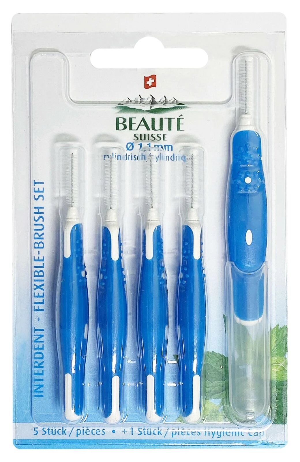Interdentalbürste 1.1 mm 5 Stück