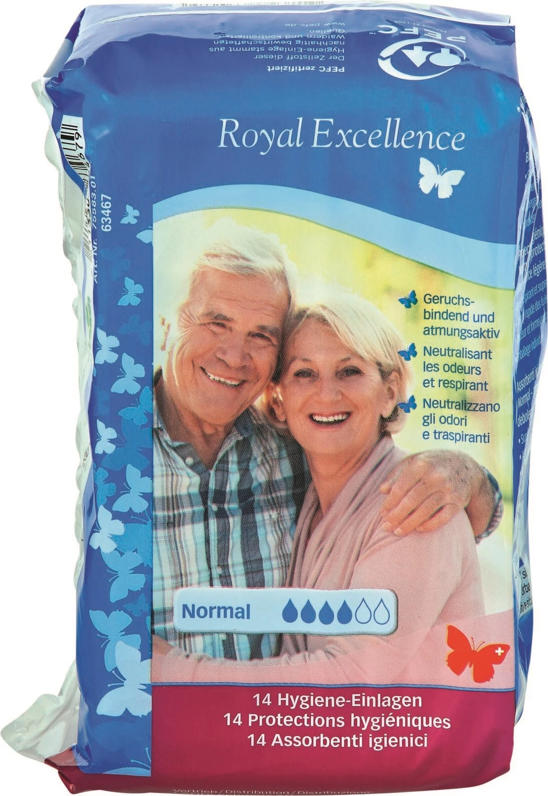 Inkontinenz Einlage Normal 14 Stück