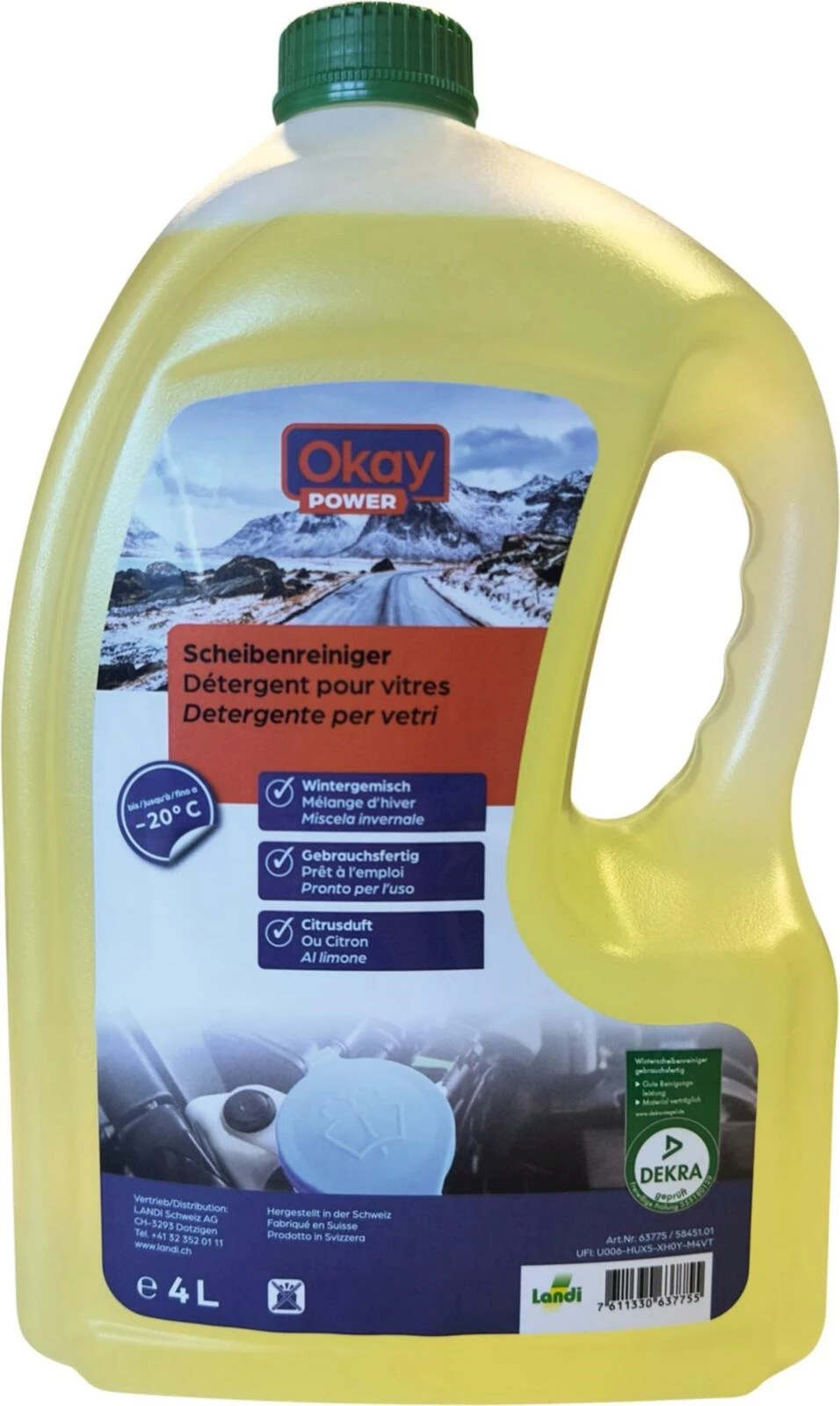 Scheibenreiniger Winter 4 l