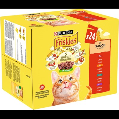Katzenfutter Friskies 24 × 85 g