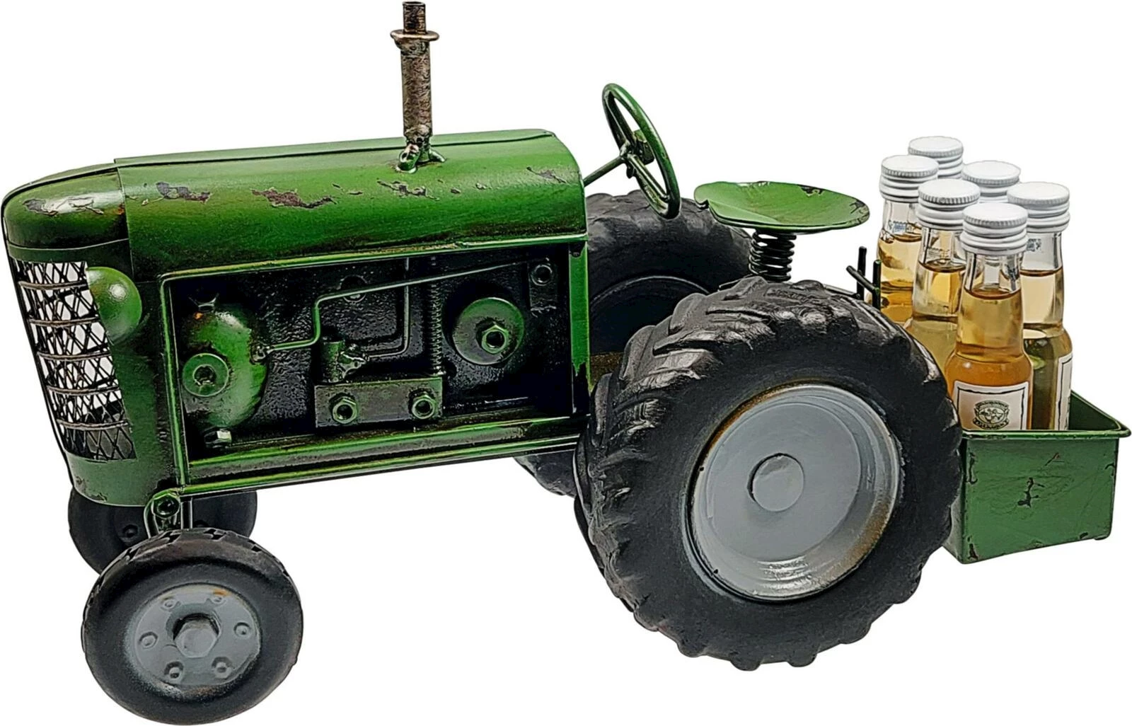 Traktor mit 6 Spirituosen