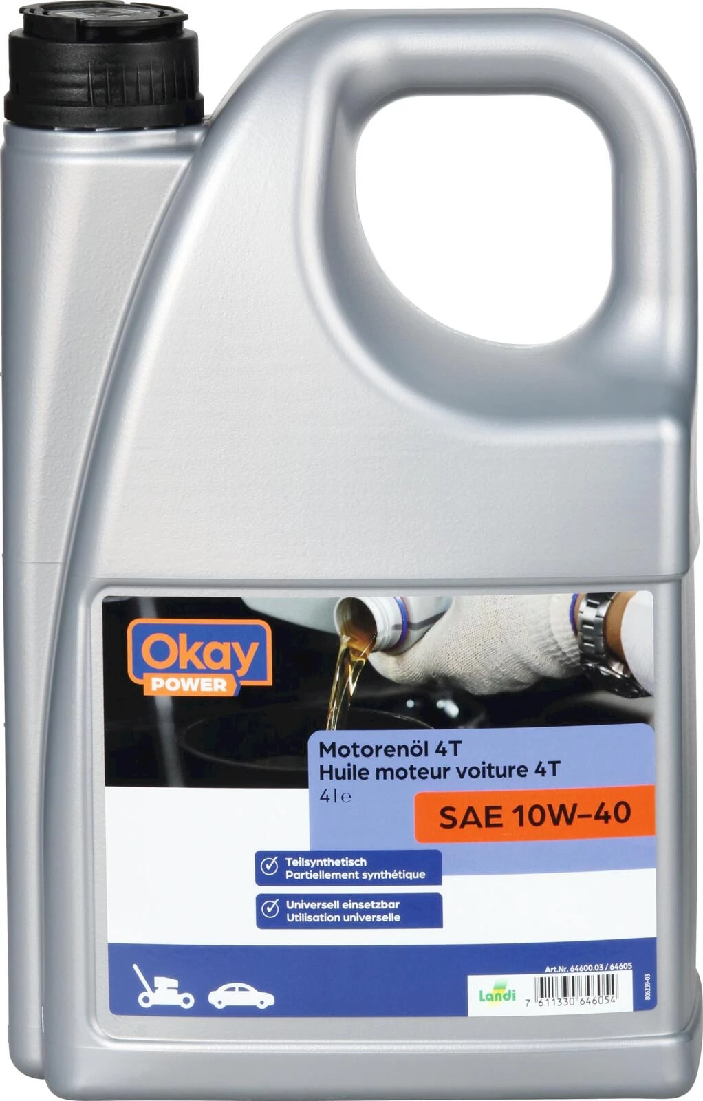Voiture h. moteur 10W-40 Okay 4 l
