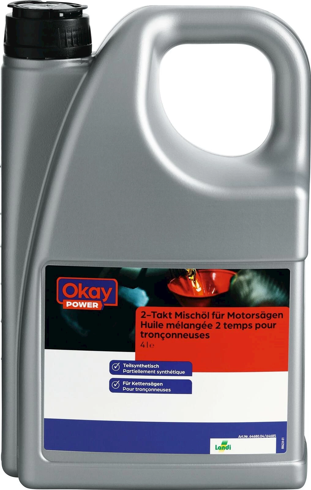 Huile mélange tronc. 2-tps Okay 4l