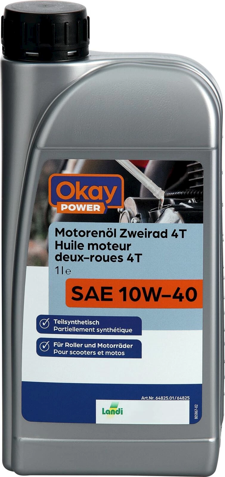 Motorenöl 4-Takt 10W-40 Okay 1 l