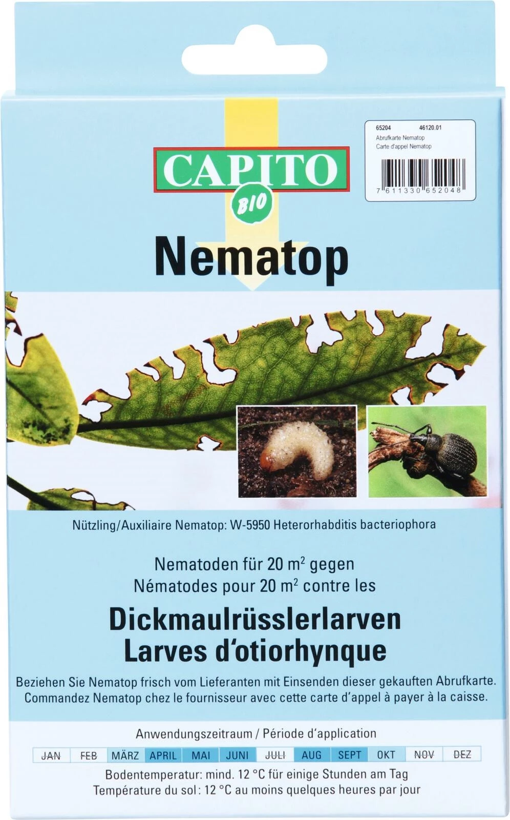 Carte d'appel Nematop