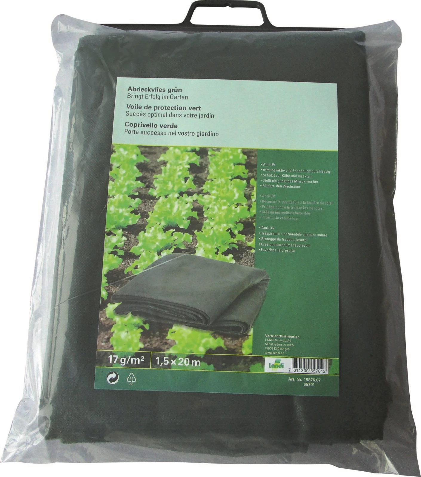 Toison jardin 1,5 × 20 m, vert