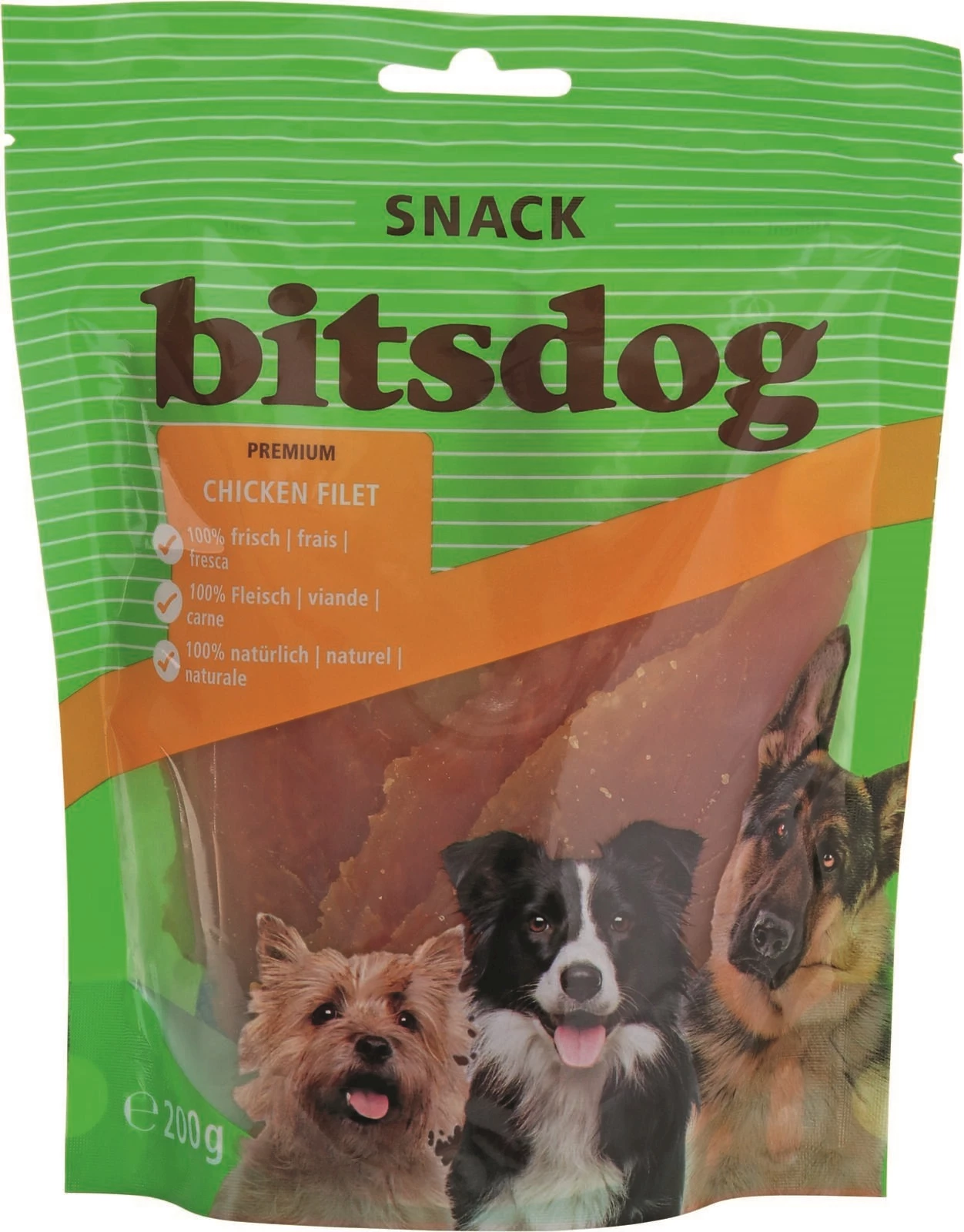 Hühnerfilet für Hunde bitsdog 200 g