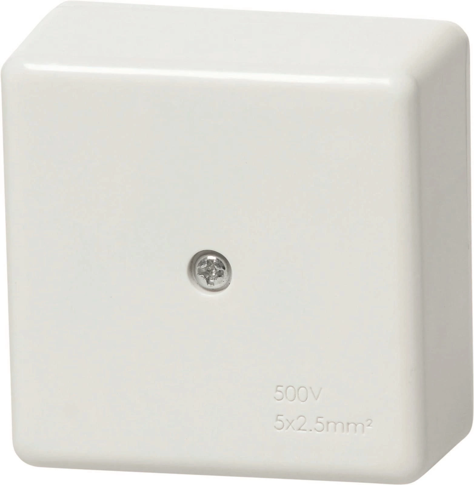 Abzweigdose AP weiss 5×2,5mm2