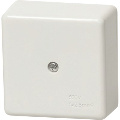 Boîte dérivation AP blanc 5×2,5mm2