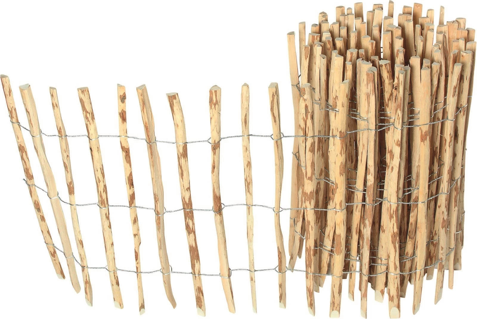 Staketenzaun rustikal 1 × 10 m kaufen Holzzäune LANDI