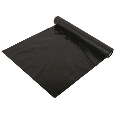 Folie 150my, 2 × 50 m, schwarz