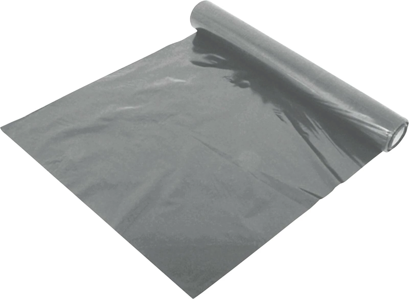 Folie 100my 2×50m schwarz/opak