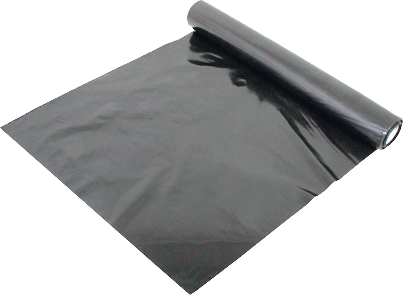 Folie 160my 6×25m schwarz/opak