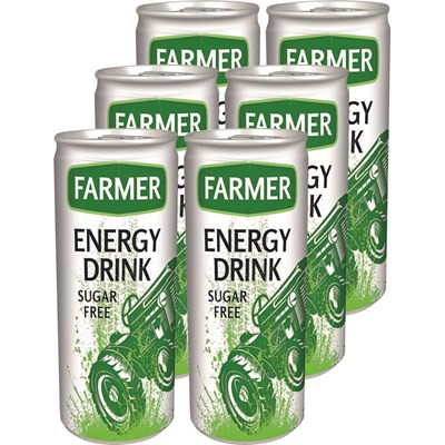 Energy Drink Farmer s.f. 6 × 25 cl
