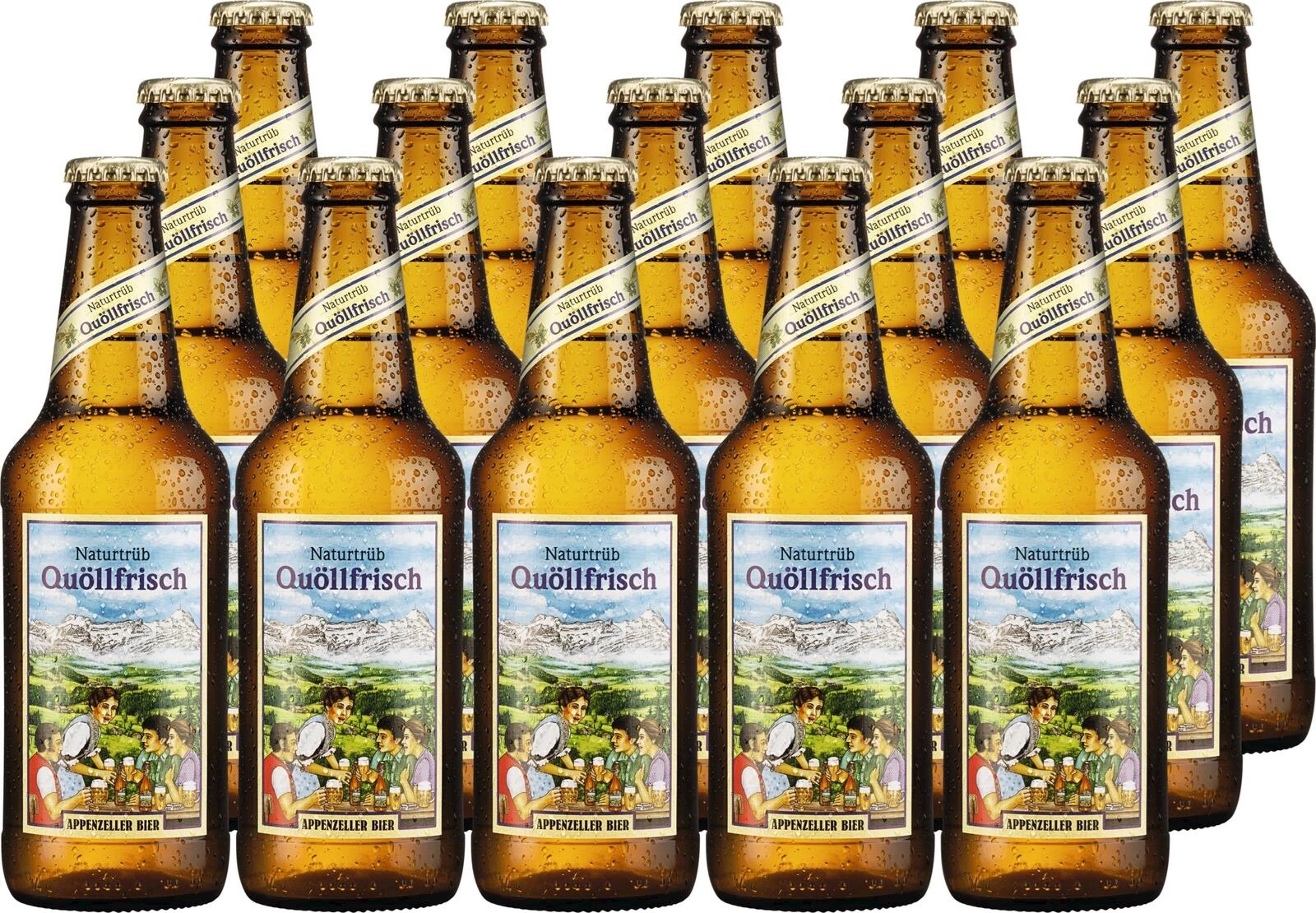 Quöllfrisch naturtrüb 15 × 33cl