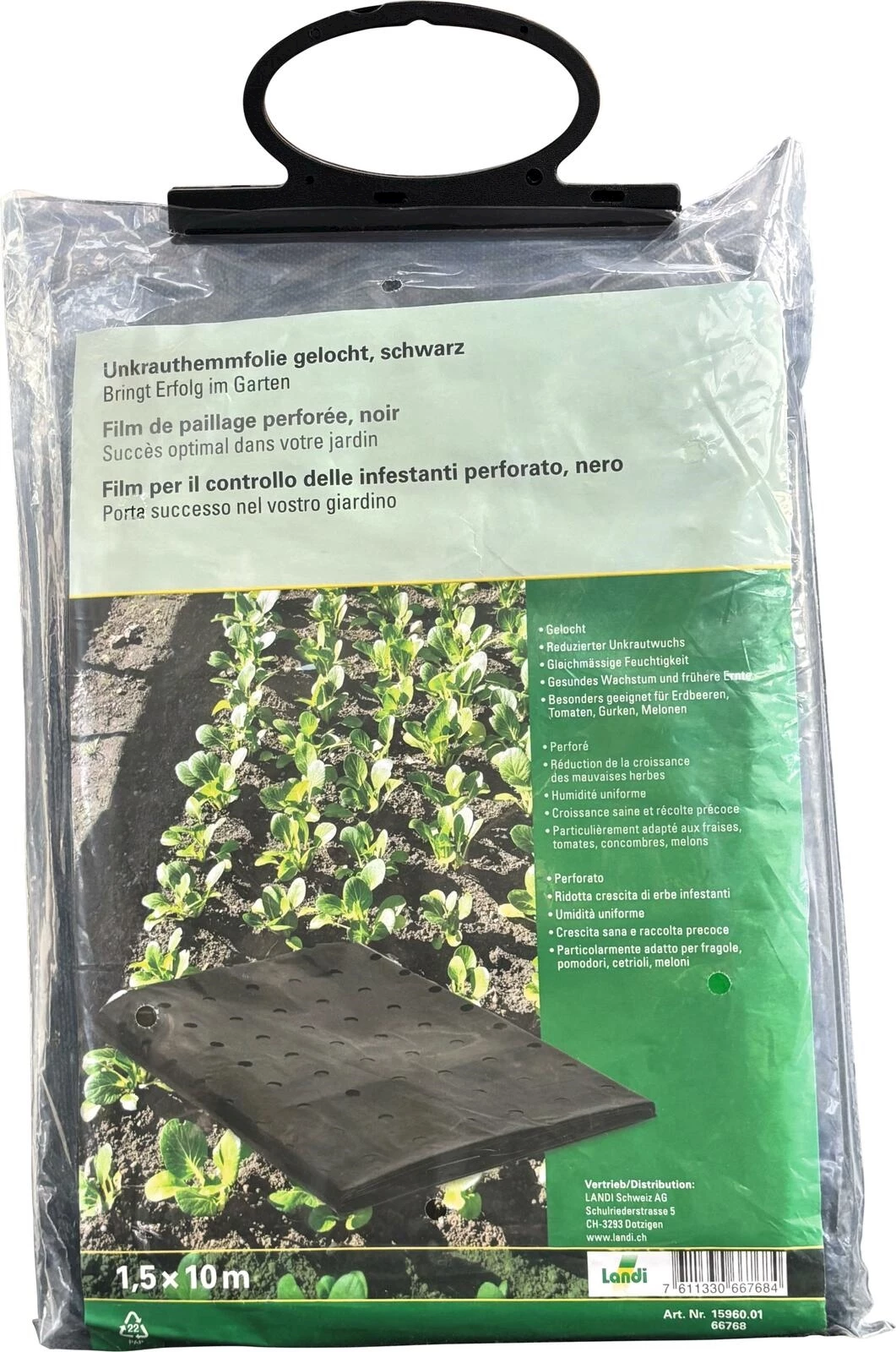 Unkrauthemmfolie 1,5×10m