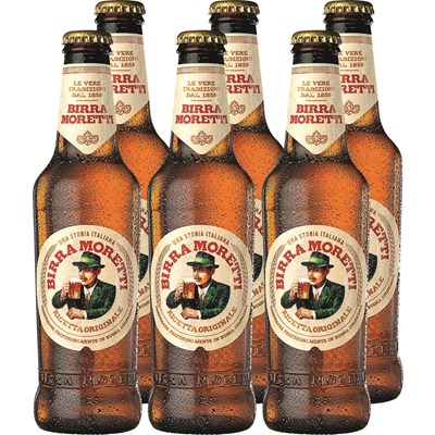 Bier Moretti EW 6 × 33 cl
