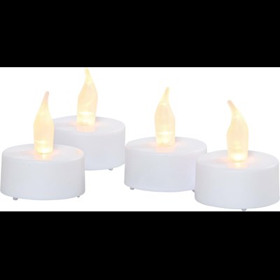 Bougies chauffe-plat LED 4 pièces Acheter - Verrerie/vases - LANDI