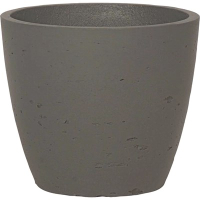 Topf Cement anthrazit 22×19cm