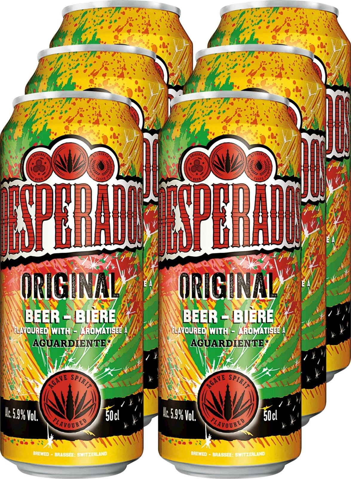 Bier Desperados Tequilla 6 × 50 cl
