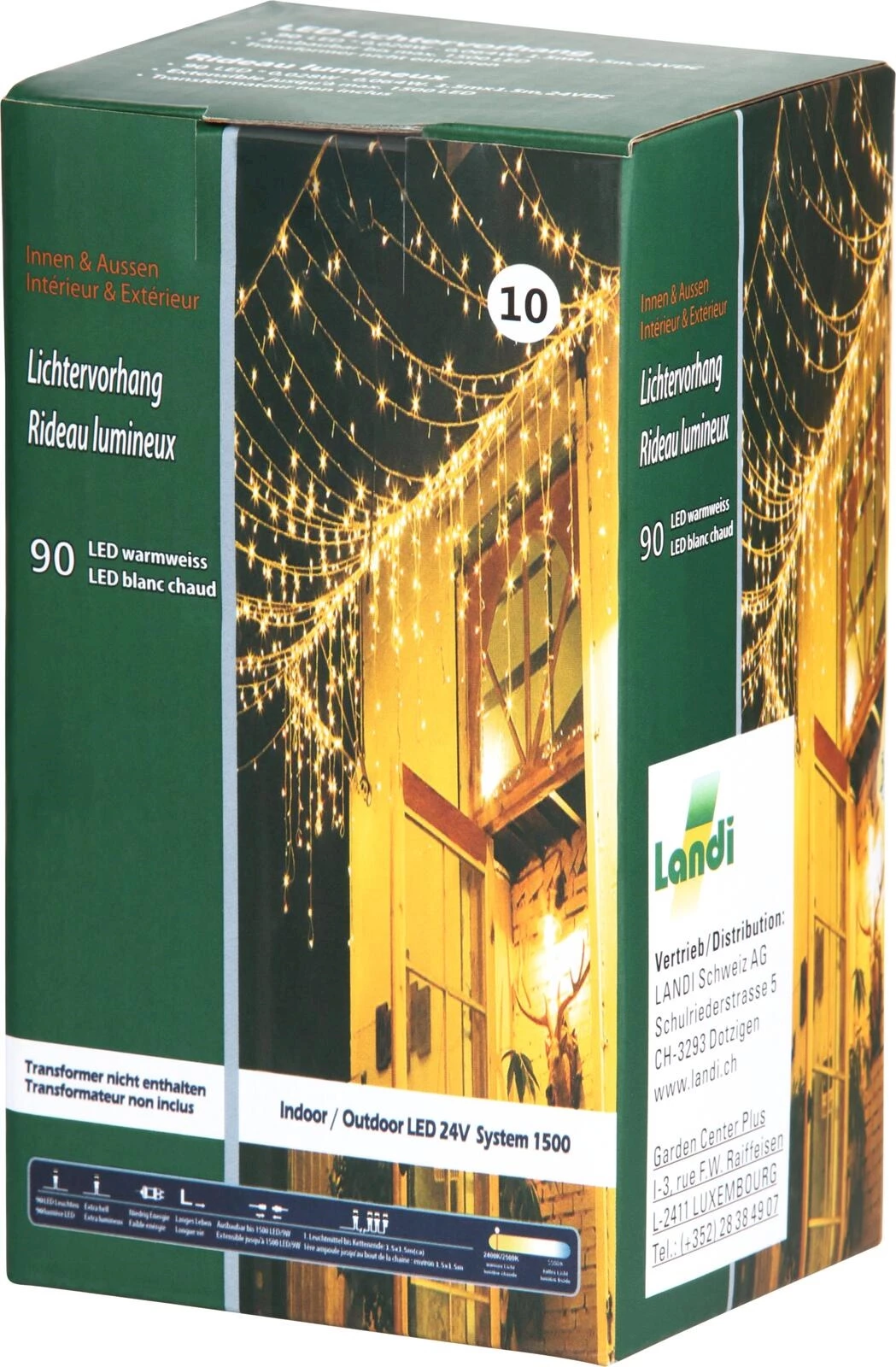 Lichtervorhang 90 LED 24V