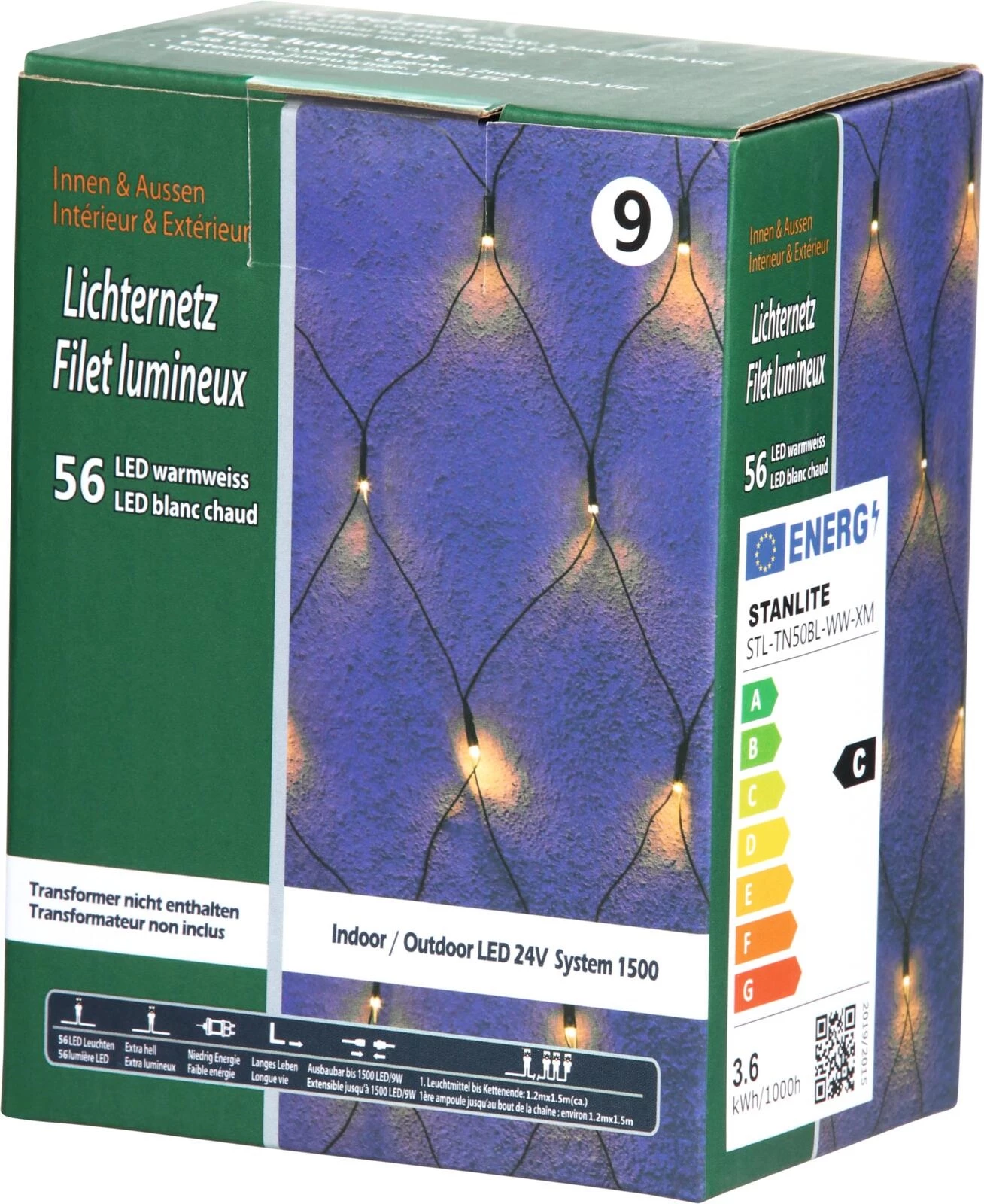 Filet lumineux 56 LED 24V