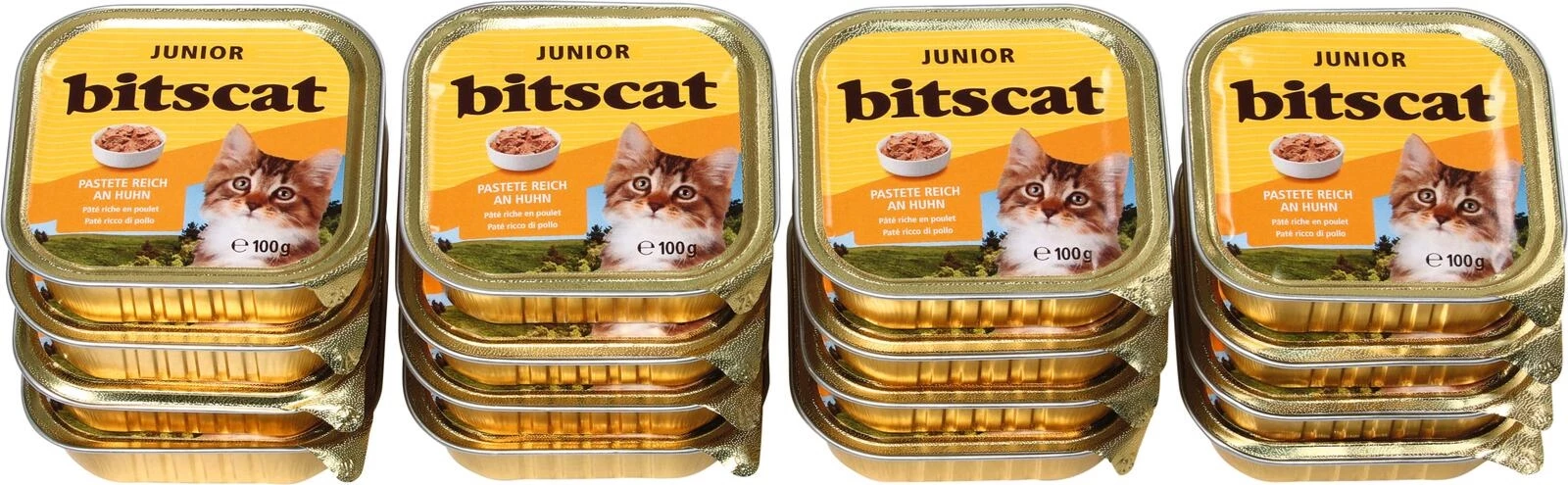 Katzenfutter Junior 16 × 100 g