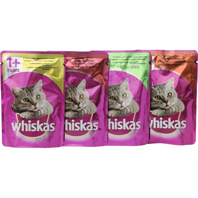 Katzenfutter Whiskas 40 × 100 g