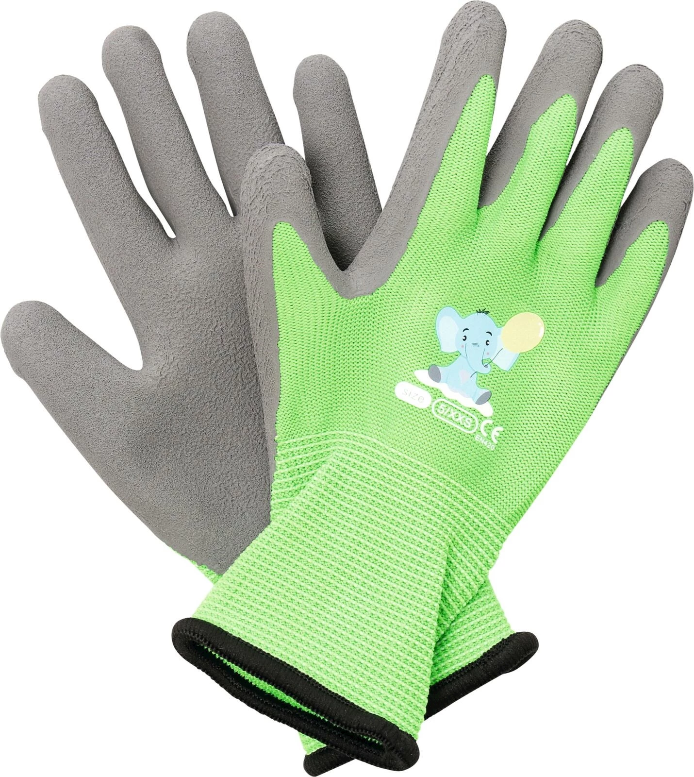 Gants enfants 5-8 ans vert