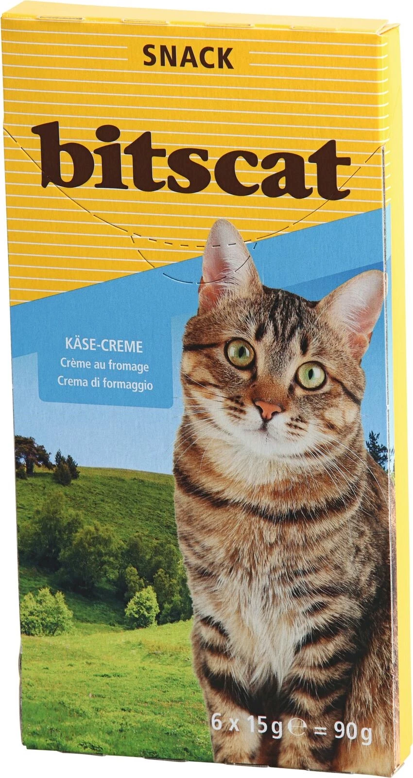 Katzensnack Käse-Creme 6 × 15 g