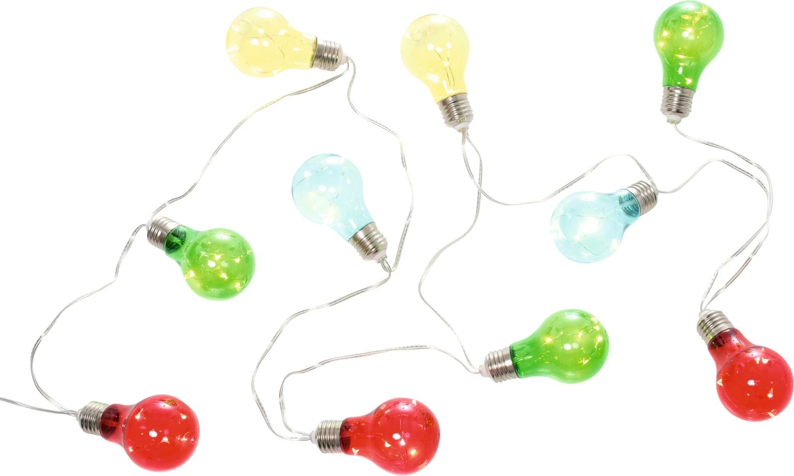 Lichterkette farbig 10 LED kaufen Leuchten LANDI
