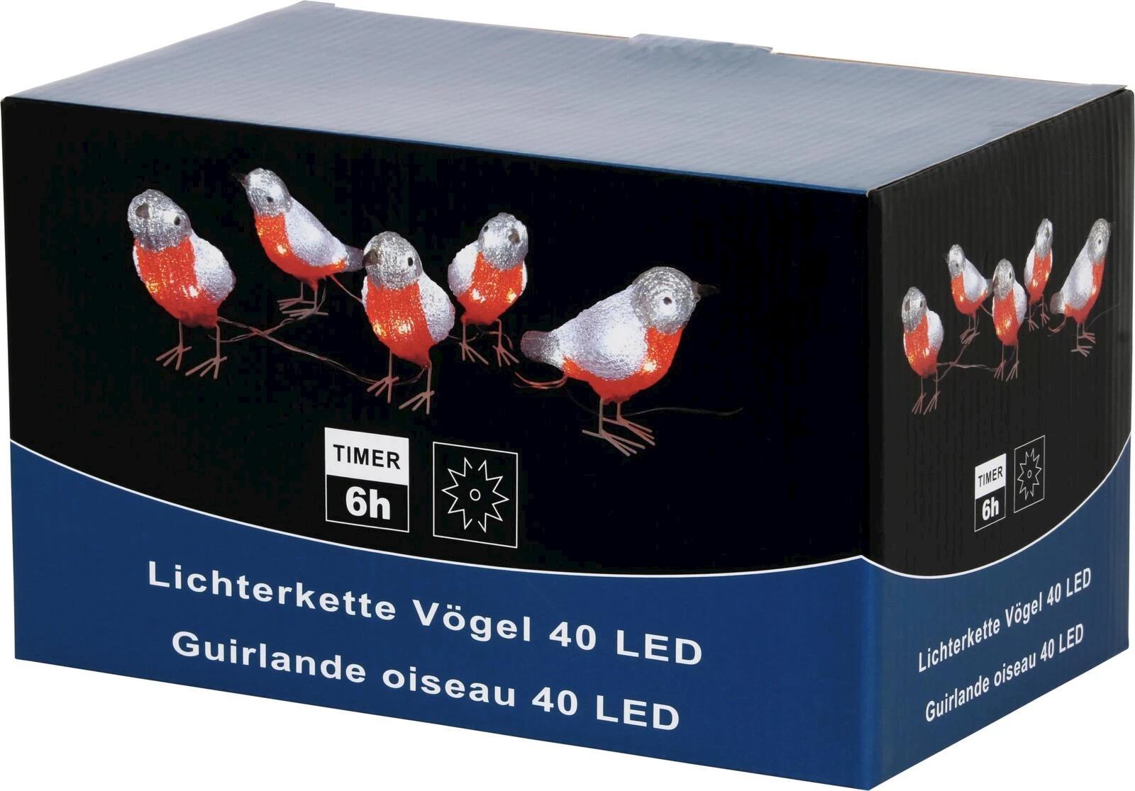 Lichterkette Vögel 40 LED